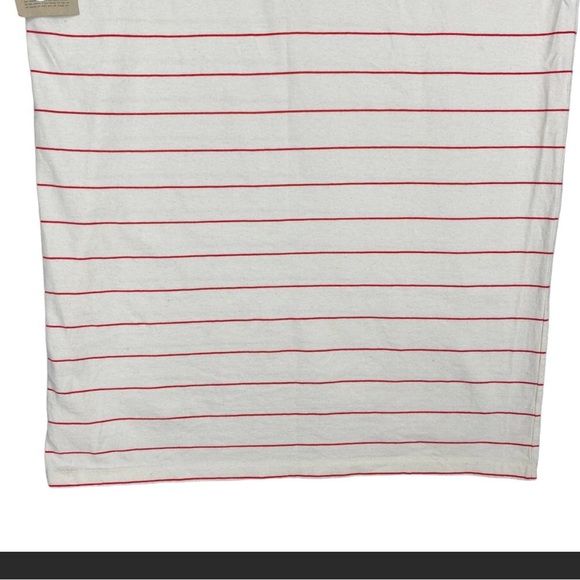 T Shirt Midi Dress Plus XXL Red White Stripe NWT recycled organic cotton - Picture 11 of 11
